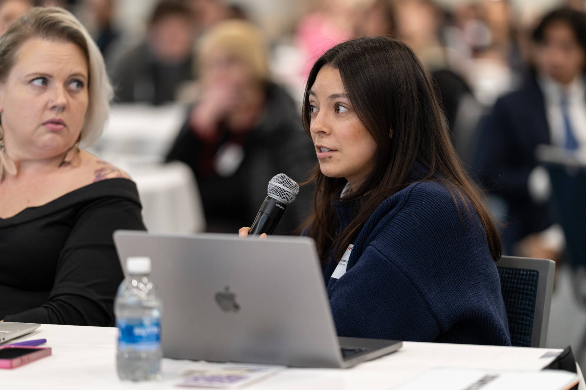 MCSC 2026 judge panel during questioning of a pitch